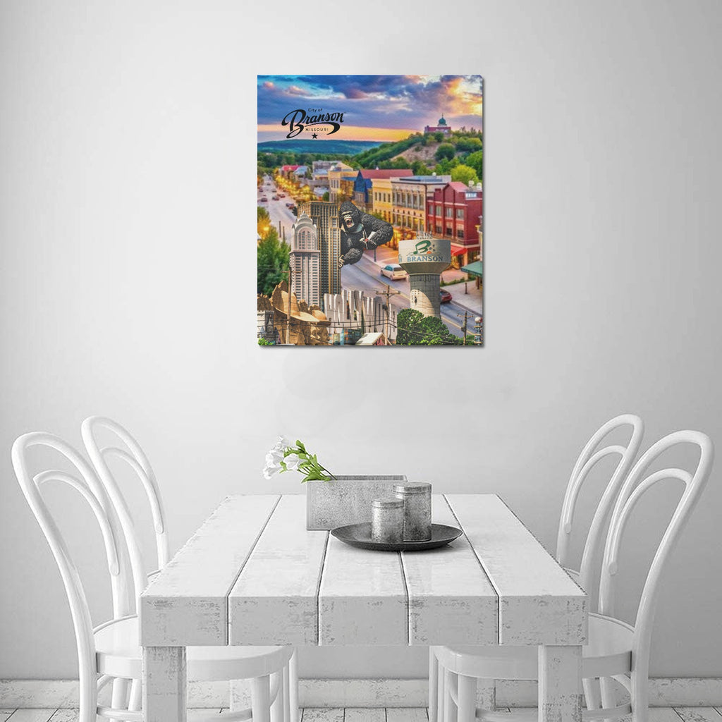 Branson Skyline Collage Limited Edition Canvas Print - 20"x24" Made in the USA
