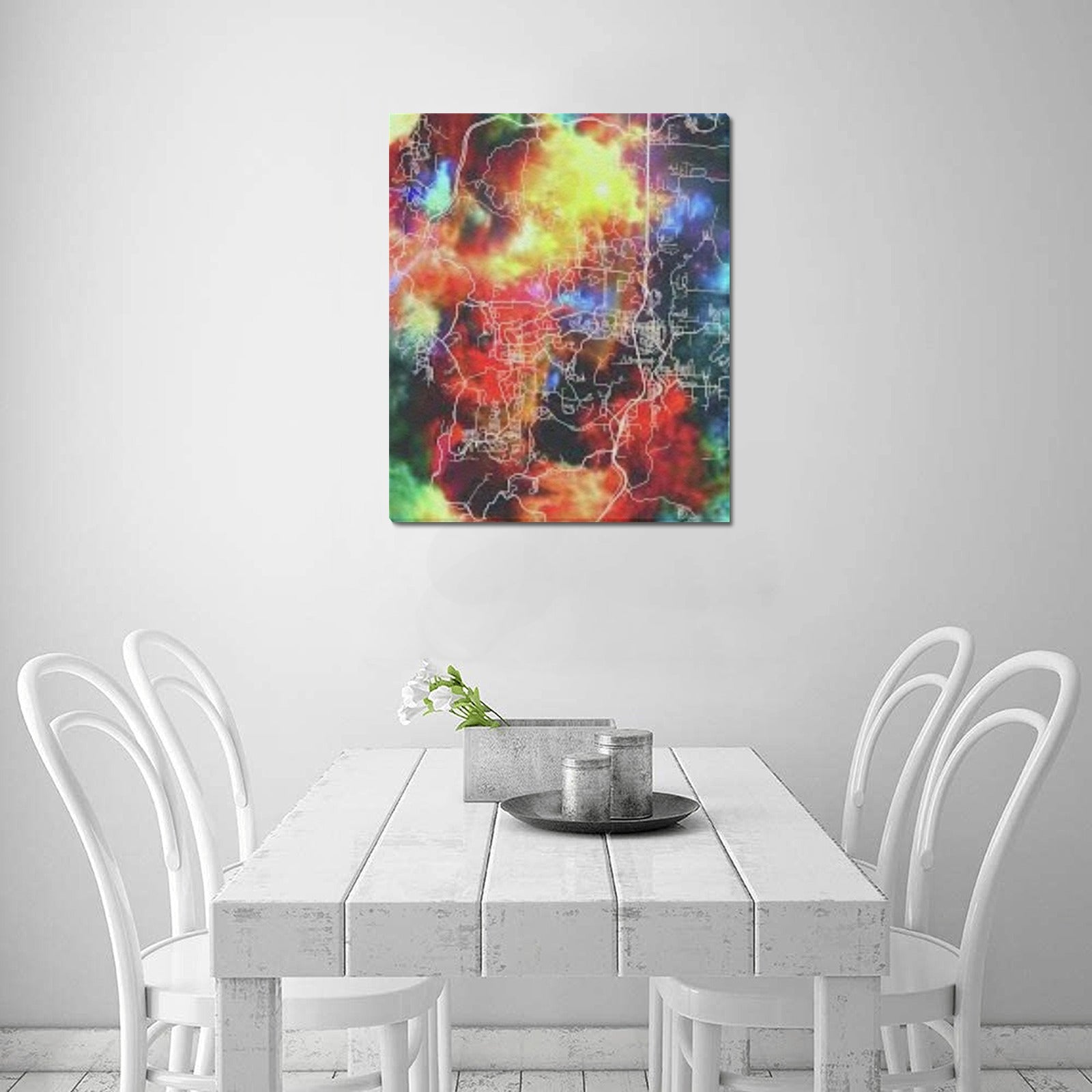 Branson Heatmap Horizon Limited Edition Canvas Print - 20"x24" Made in the USA