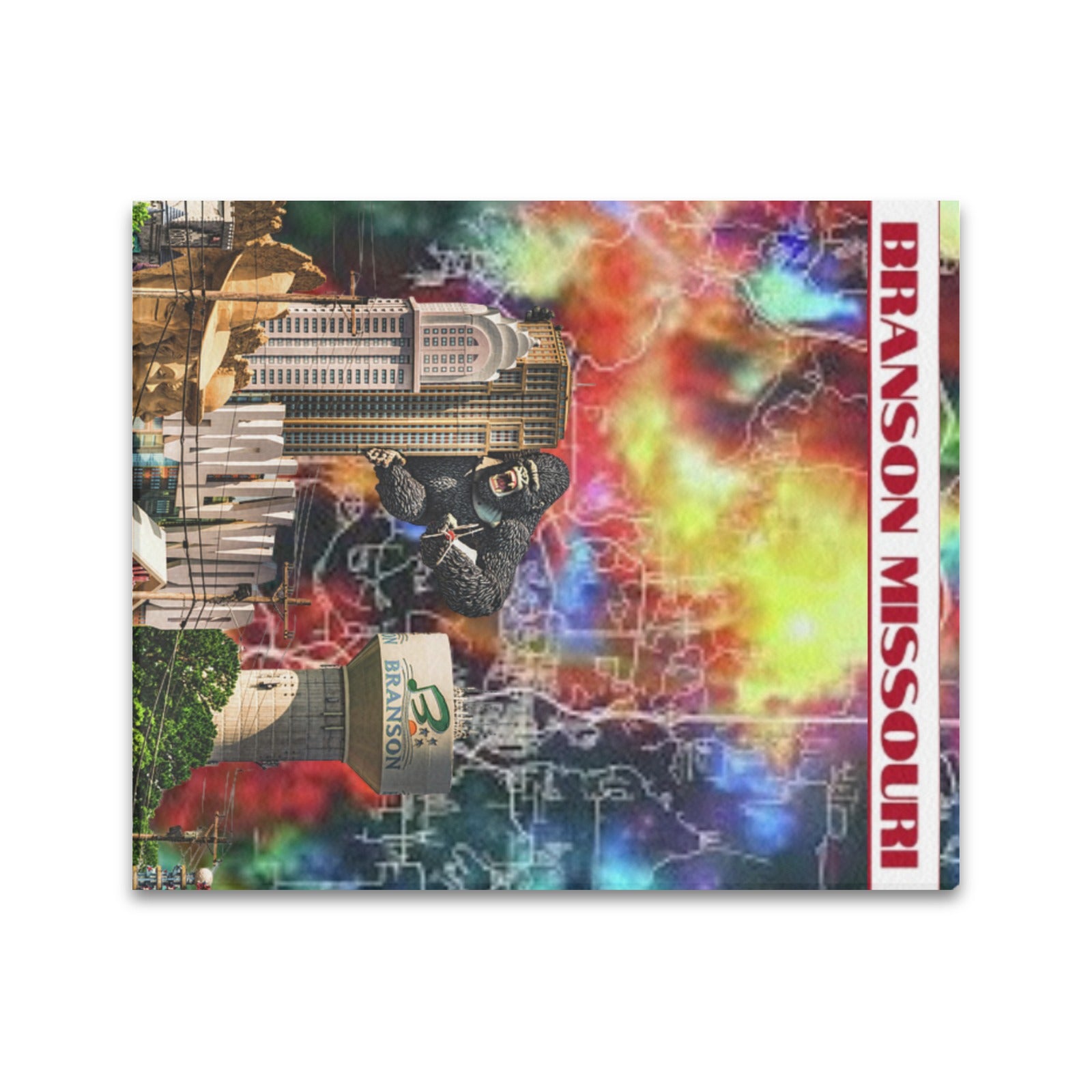 Branson Spectrum Collage Limited Edition Canvas Print - 20"x24" Made in the USA
