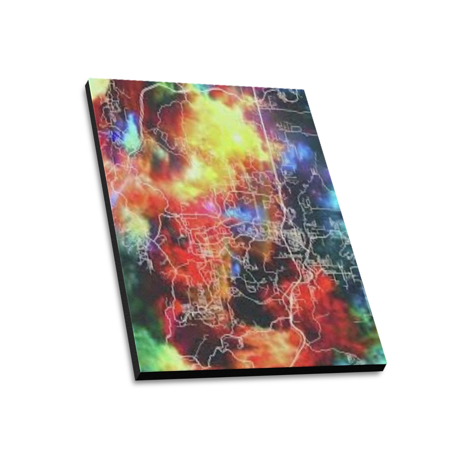 Branson Heatmap Horizon Limited Edition Canvas Print - 20"x24" Made in the USA