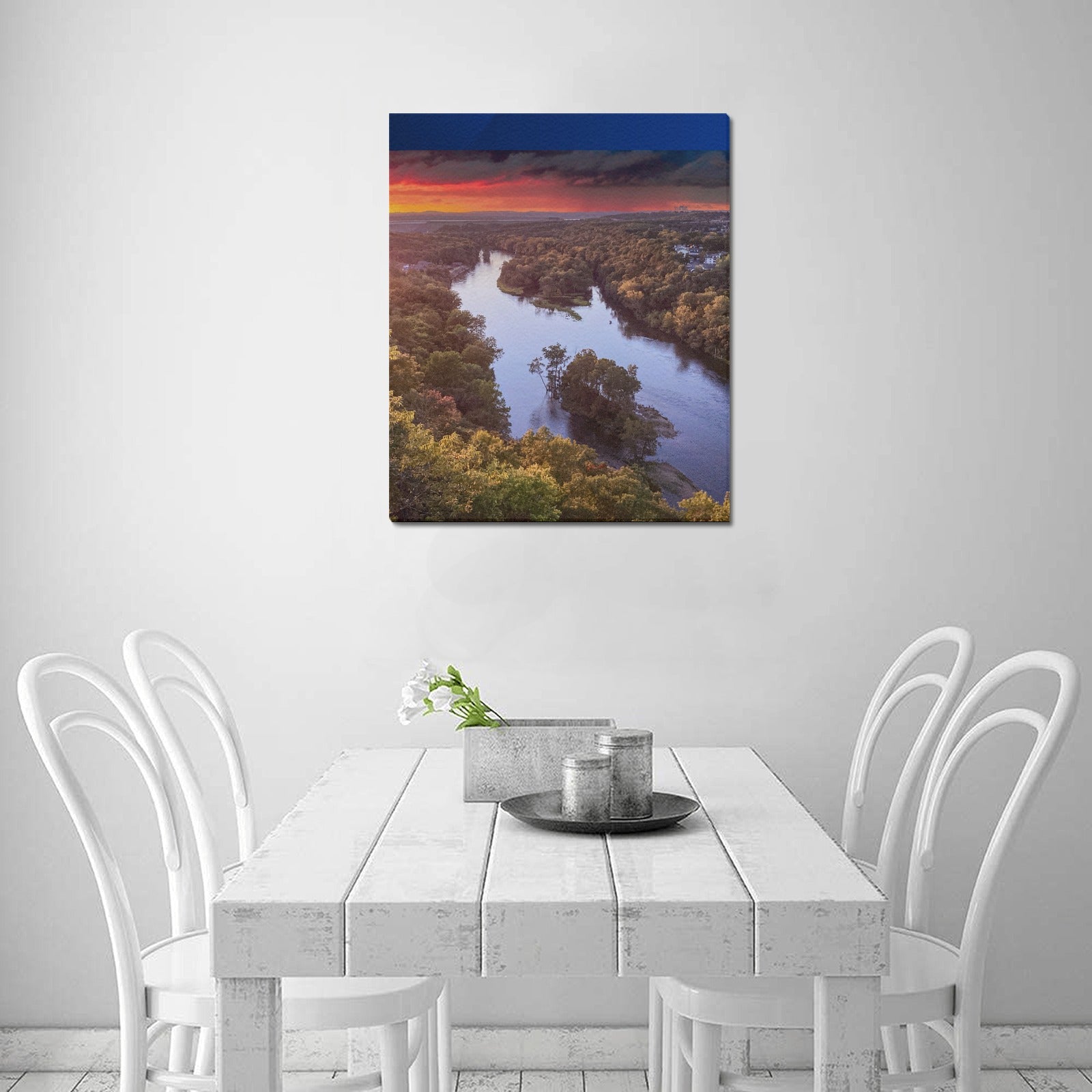 Branson Riverbend Sunset Limited Edition Canvas Print - 20"x24" Made in the USA