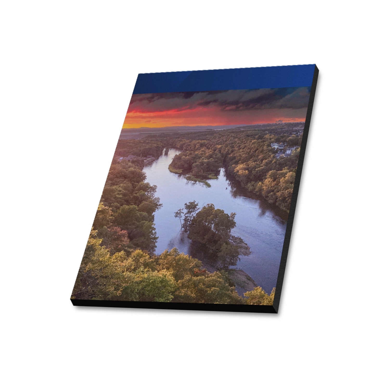 Branson Riverbend Sunset Limited Edition Canvas Print - 20"x24" Made in the USA