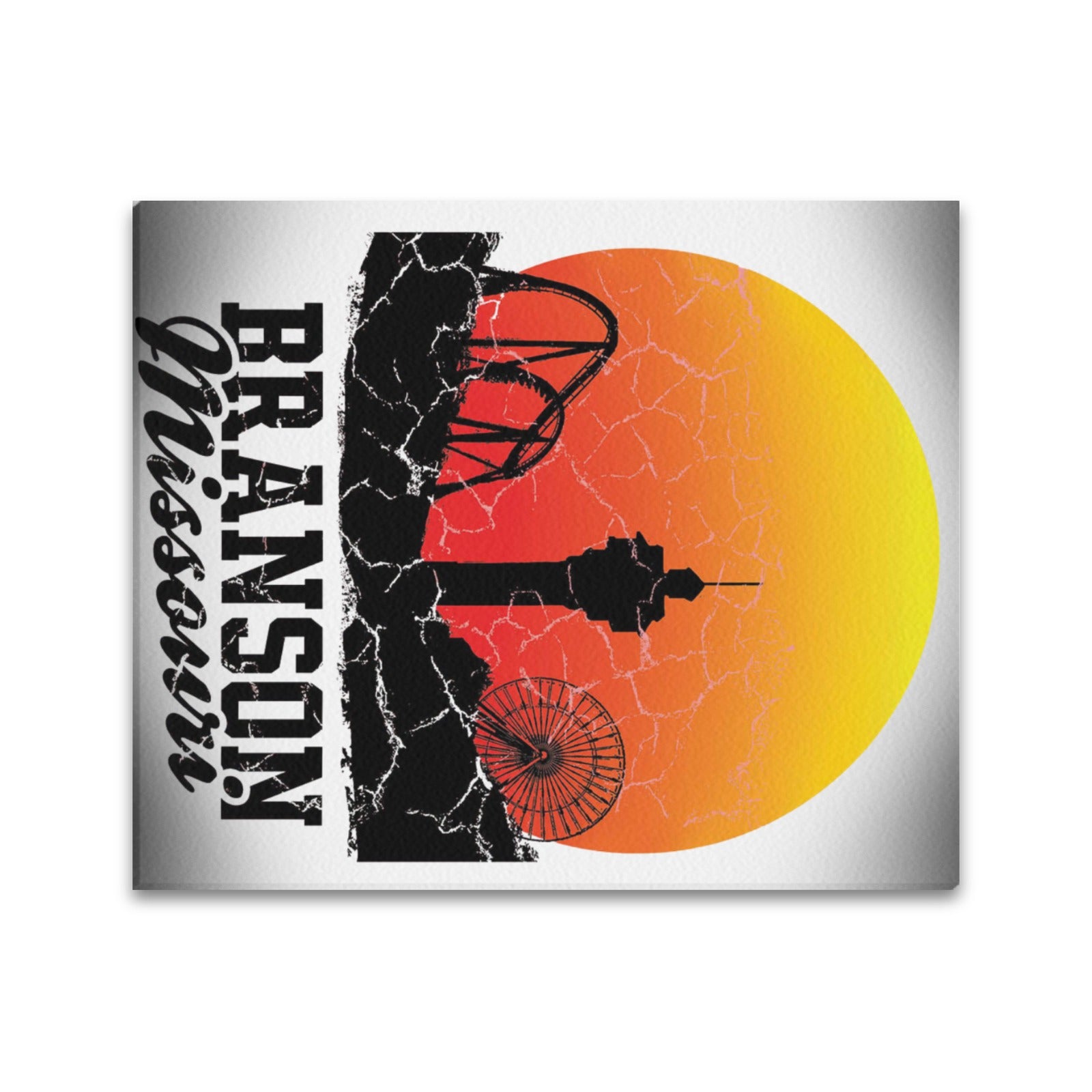 Branson Sundown Silhouette Limited Edition - Canvas Print 20"x24" Made in the USA