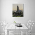 Ozarks Chapel at Dusk Limited Edition Canvas Print - 20"x24" Made in the USA