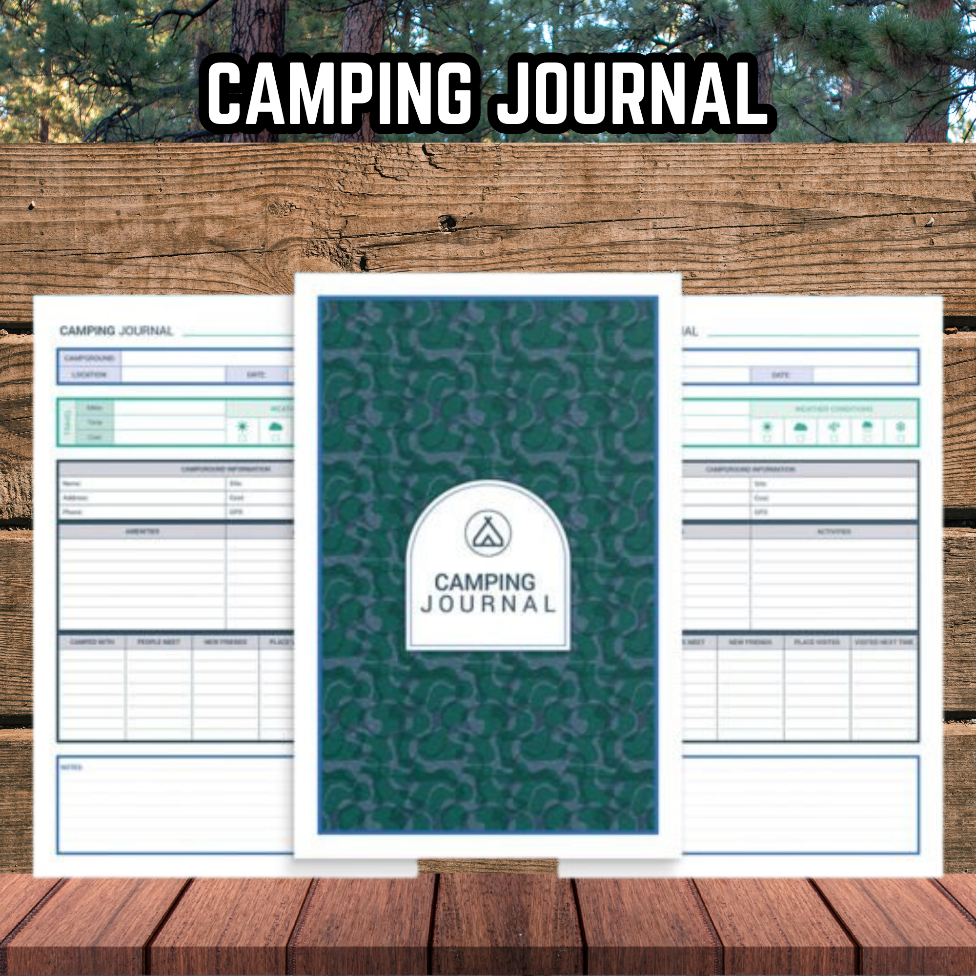 The Outpost Planner: Essential Camping Journal Printable Template