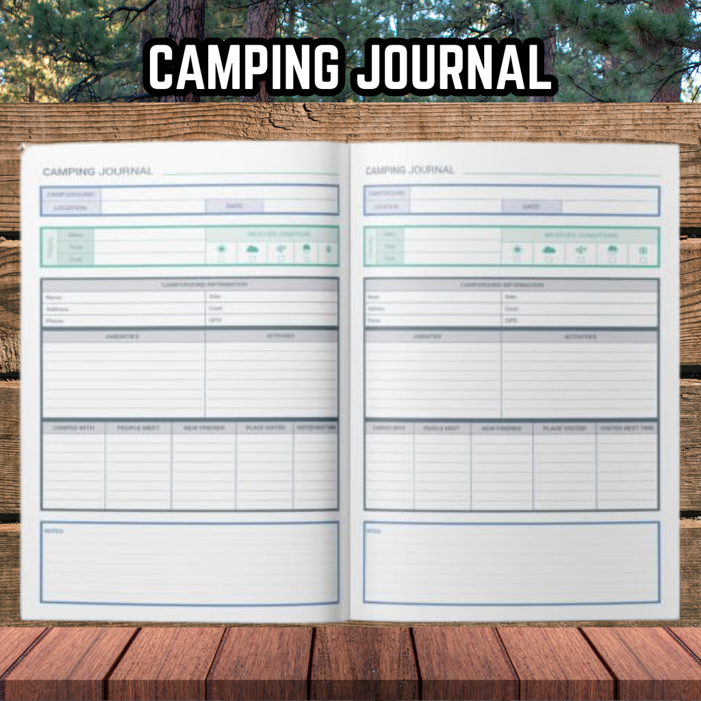 The Outpost Planner: Essential Camping Journal Printable Template