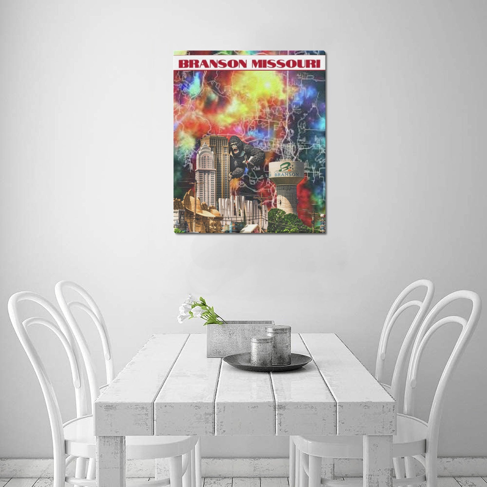 Branson Spectrum Collage Limited Edition Canvas Print - 20"x24" Made in the USA