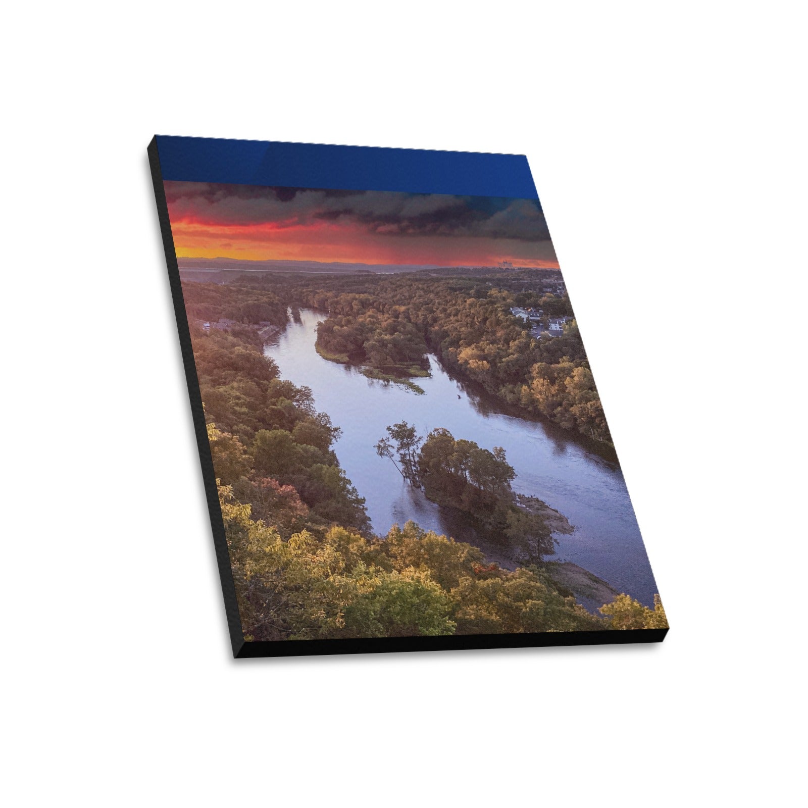 Branson Riverbend Sunset Limited Edition Canvas Print - 20"x24" Made in the USA