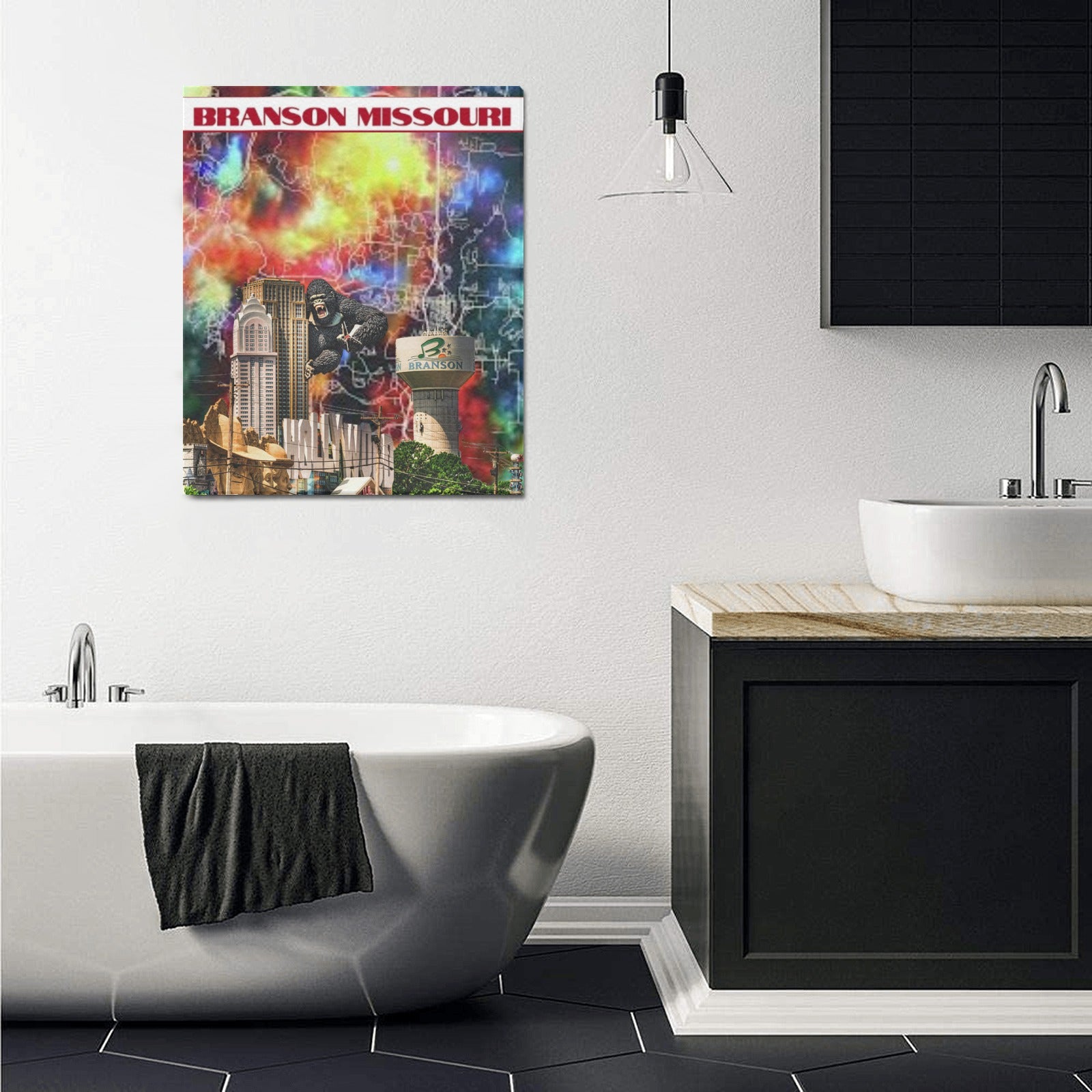 Branson Spectrum Collage Limited Edition Canvas Print - 20"x24" Made in the USA