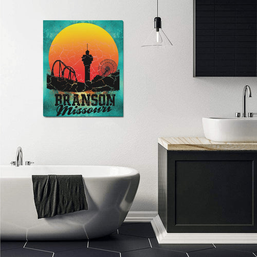 Branson Golden Hour Skyline Limited Edition - Canvas Print 20"x24" Made in the USA