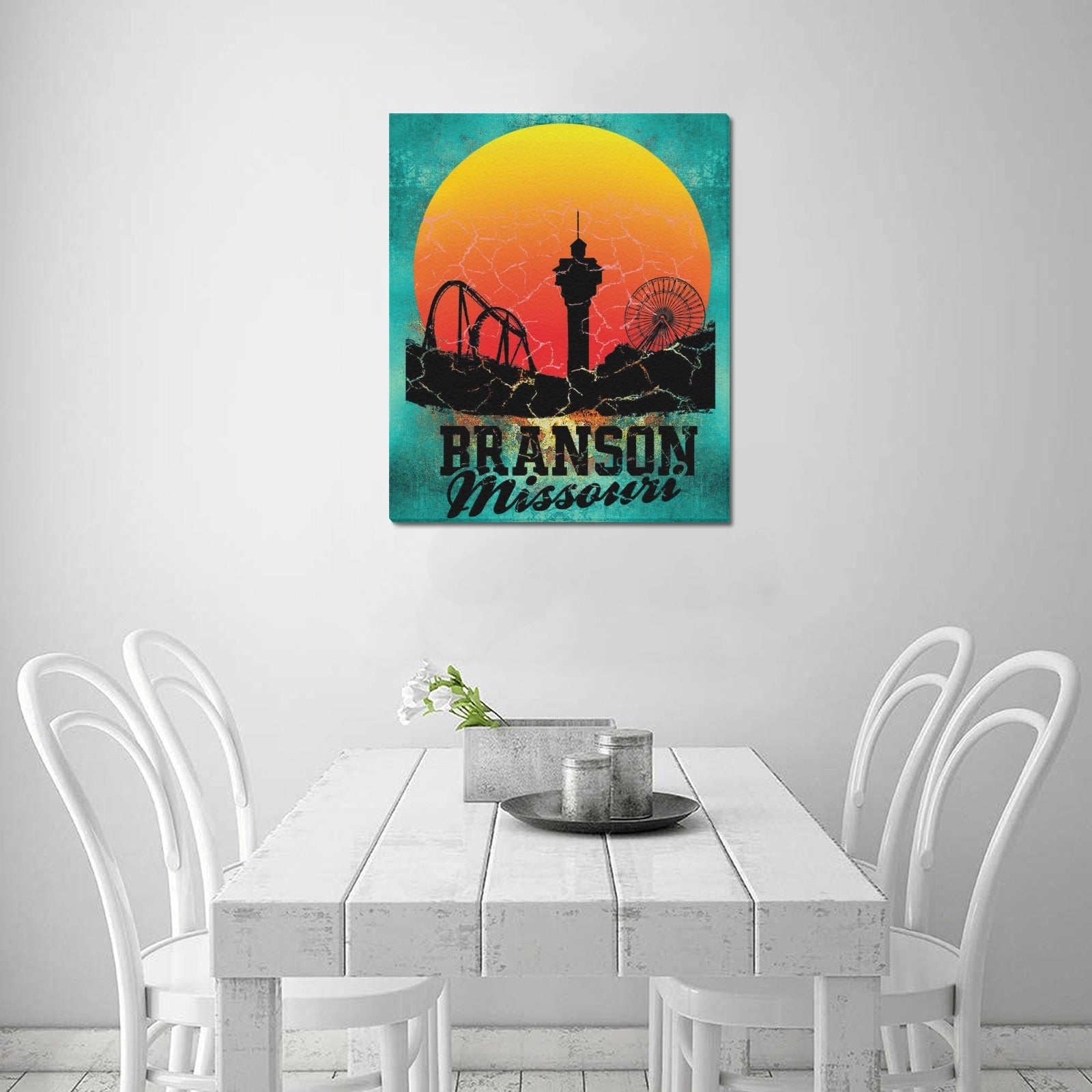Branson Golden Hour Skyline Limited Edition - Canvas Print 20"x24" Made in the USA