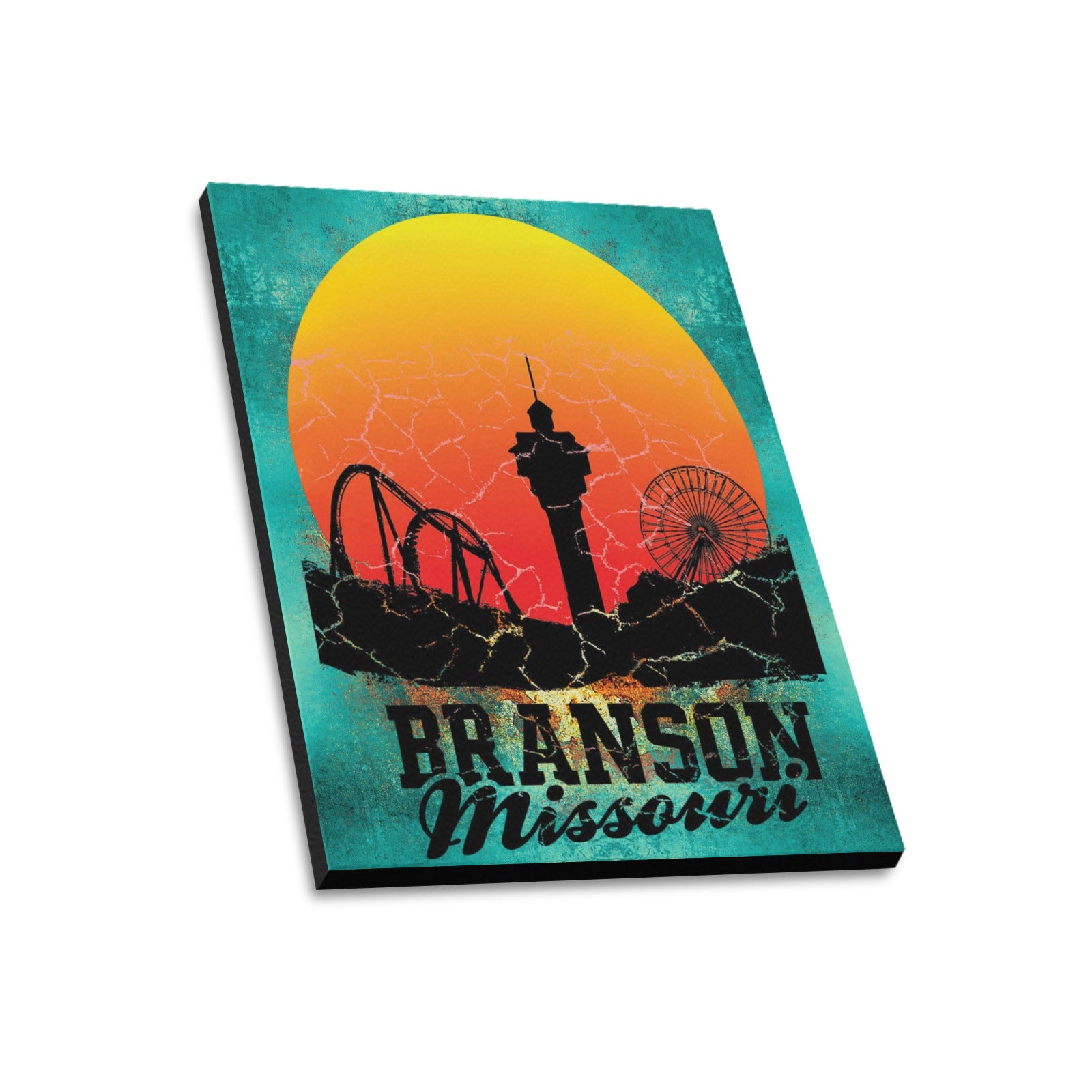 Branson Golden Hour Skyline Limited Edition - Canvas Print 20"x24" Made in the USA